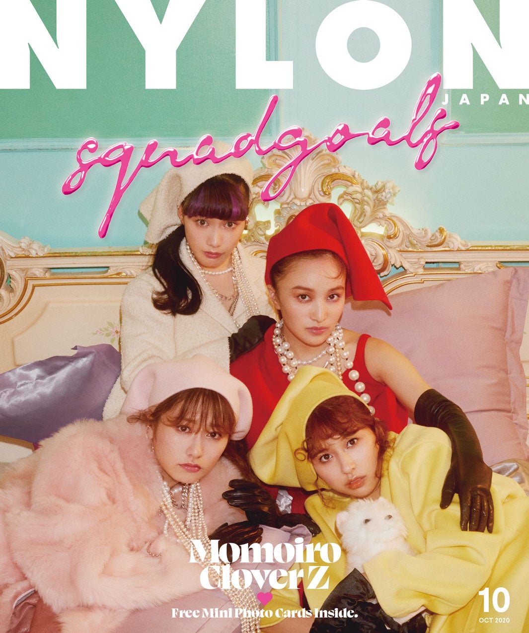 「NYLON JAPAN」10月号（カエルム、8月28日発売）表紙：ももいろクローバーZ（C）NYLON JAPAN